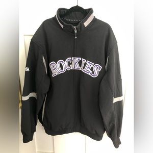 Vintage Majestic Colorado Rockies Men's MLB baseball Jacket Size 3XL